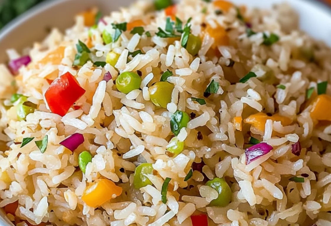 Vegetable Rice for Office Lunch Box - Suraj Rice